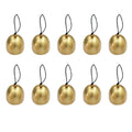 10pc Brass Jingle Bells – Christmas DIY Crafts & Wind Chimes
