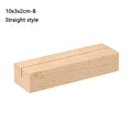 Picture Frame Base Desk Card Natural Wooden Notes Clips Photo Holder Clamps Stand Support Desktop Decor Oasis Select 10x3x2cm-B