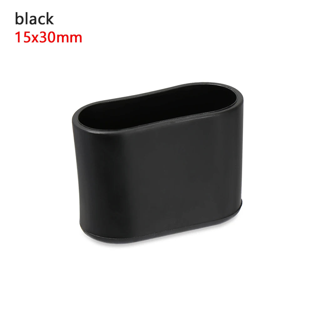 Non-slip Oval Chair Leg Caps Feet Protector Pads Furniture Leveling