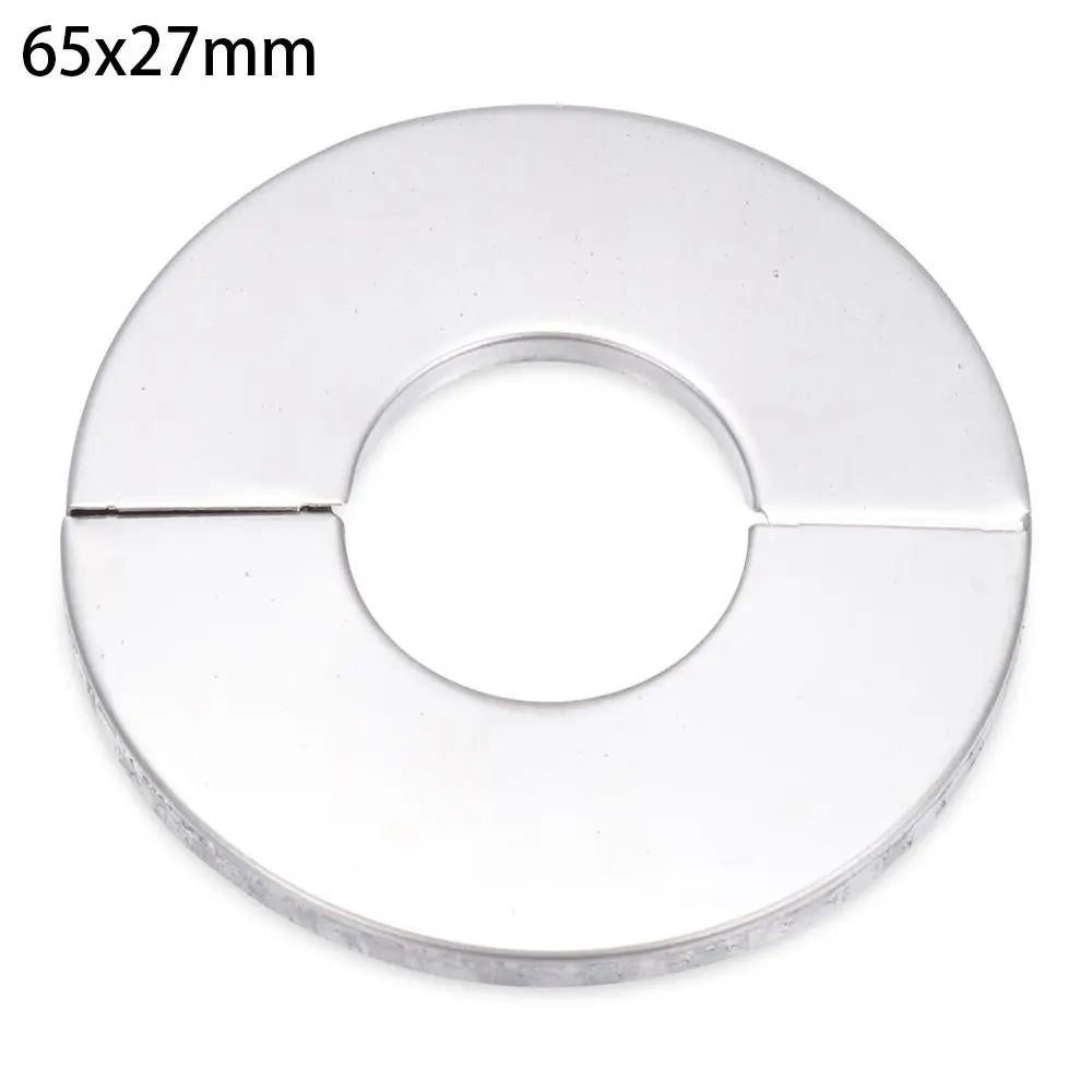 1PC Self-Adhesive Stainless Steel Faucet Decorative Cover Shower Chrome Finish Water Pipe Wall Covers Bathroom Accessories Oasis Select 65x27mm