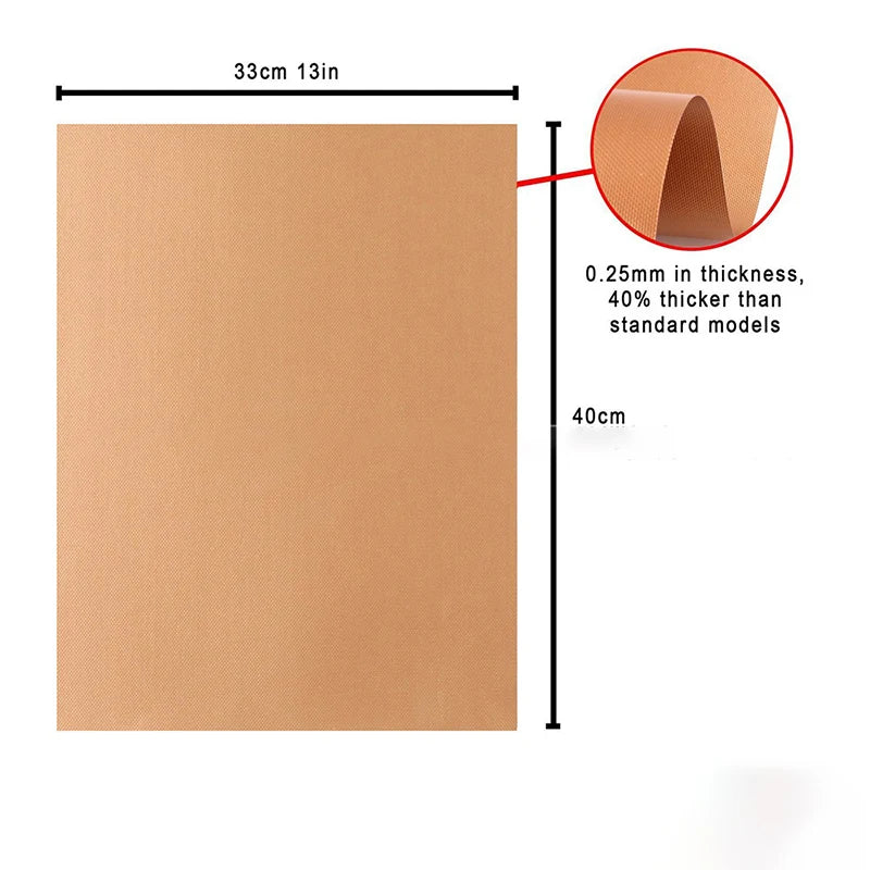 PTFE Non-Stick BBQ Grill Mat – Reusable 40x30cm Baking Pad BBQ Grill Mat Oasis Select