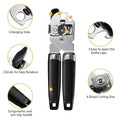 High Quality Stainless Steel Cans Opener Professional Ergonomic Manual Can Opener Side Cut Manual Can Opener Oasis Select Default Title