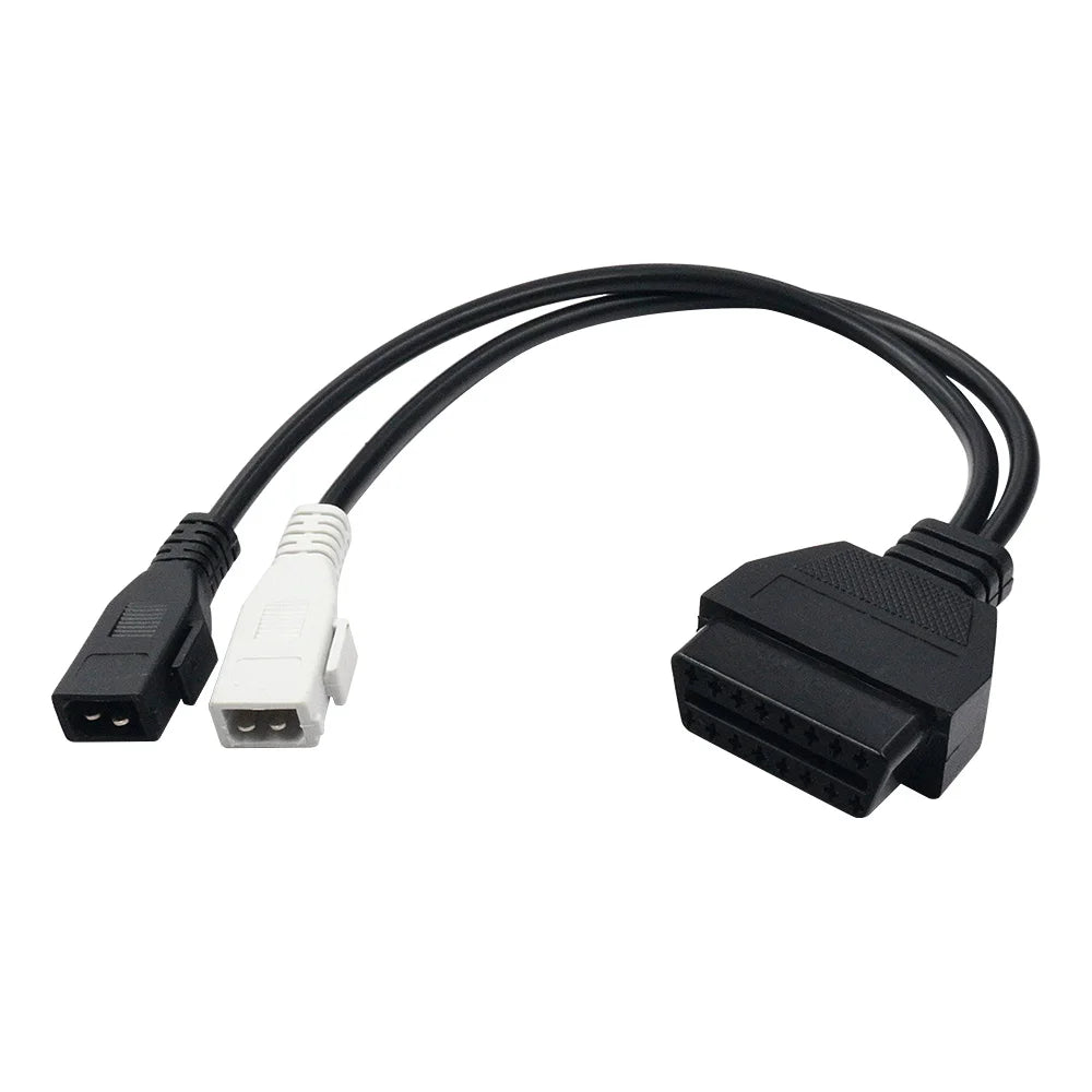 OBD1 to OBD2 2x2 16-Pin Adapter Cable – Audi VW Seat Skoda OBD Diagnostic Adapter Oasis Select