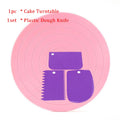 14cm Rotating Cake Turntable Decorating Stand | 360° Pink Cake Decorating Stand Oasis Select 1pccuter