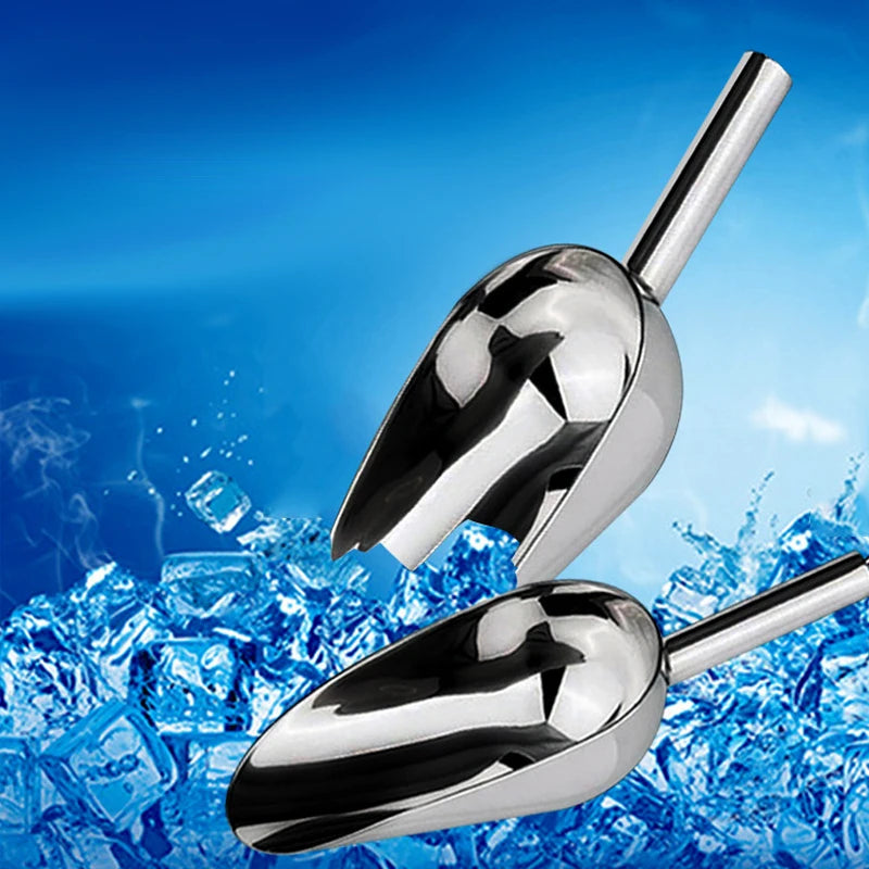 Stainless Steel Ice Scoop – Bar, Candy, Flour & Buffet Kitchen Scoop Utensil Oasis Select