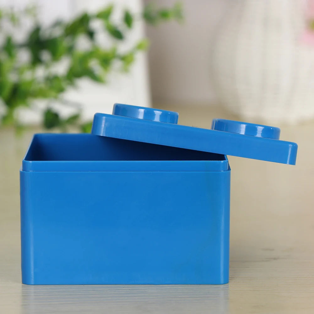 New Creative Storage Box Building Block Shapes Plastic Saving Space Box Superimposed Desktop Handy Office Supplies Oasis Select