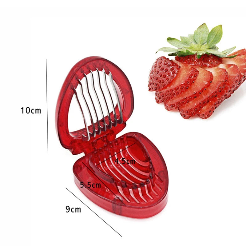 Strawberry Slicer & Huller Set – 2pc Corer & Stem Remover Fruit Slicer & Huller Oasis Select
