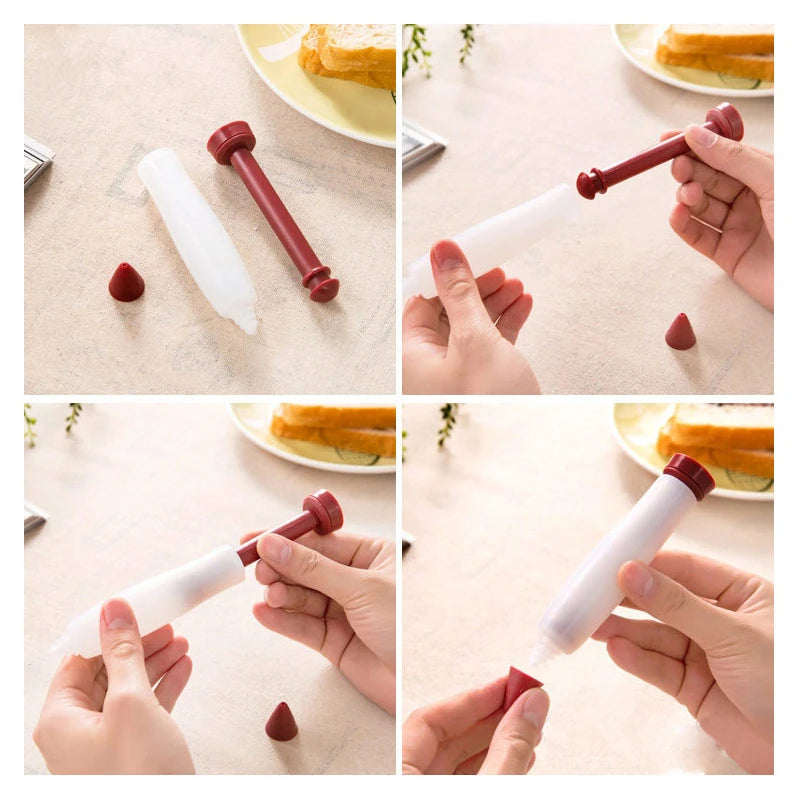Silicone Food Writing Pen Chocolate Decorating Tools Cake Mold Cream Cup Cookie Icing Piping Pastry Nozzles Kitchen Accessories Oasis Select