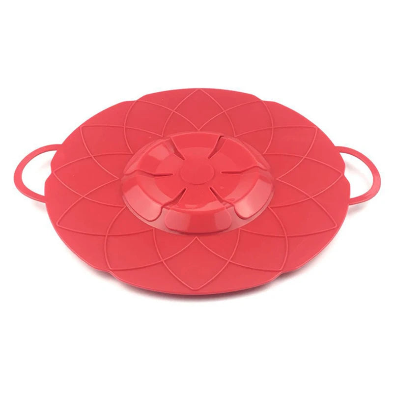 Silicone Lid Spill Stopper Cover for Pot Pan Kitchen Accessories Cooking Tools Flower Cookware Home Kitchen Accessories Gadgets Oasis Select