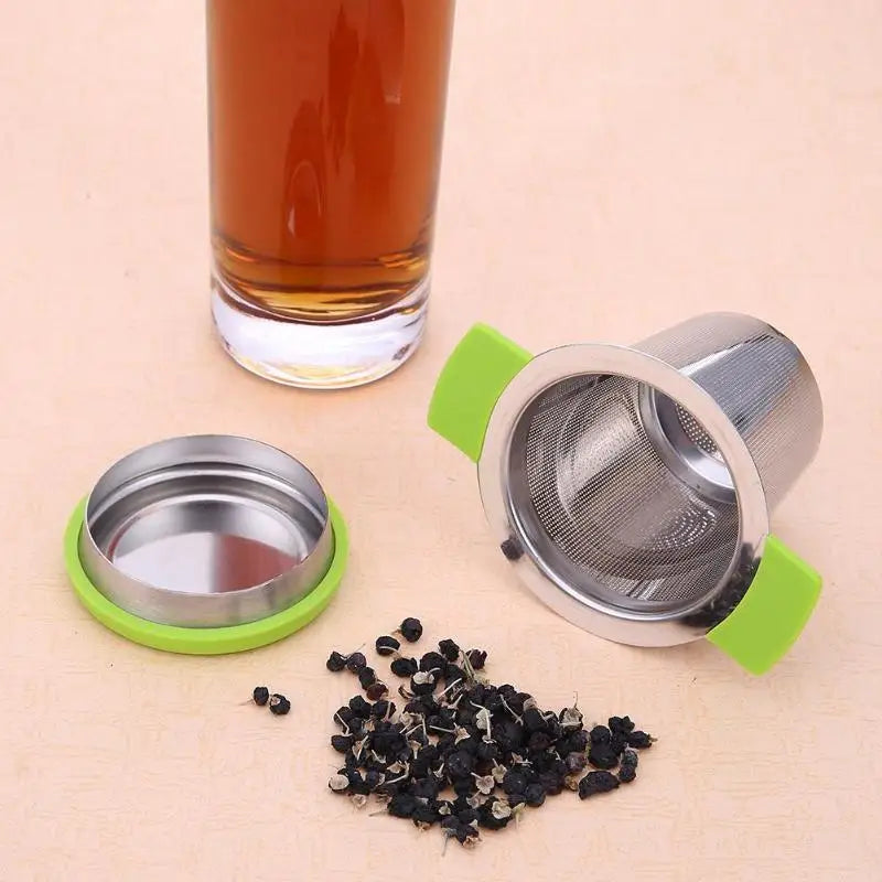Stainless Steel Tea Infuser Basket Fine Mesh Strainer with Lid Tea Infuser Basket Oasis Select
