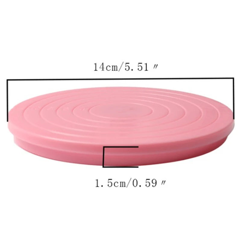 14cm Rotating Cake Turntable Stand – 360° Decorating Platform Cake Decorating Stand Oasis Select