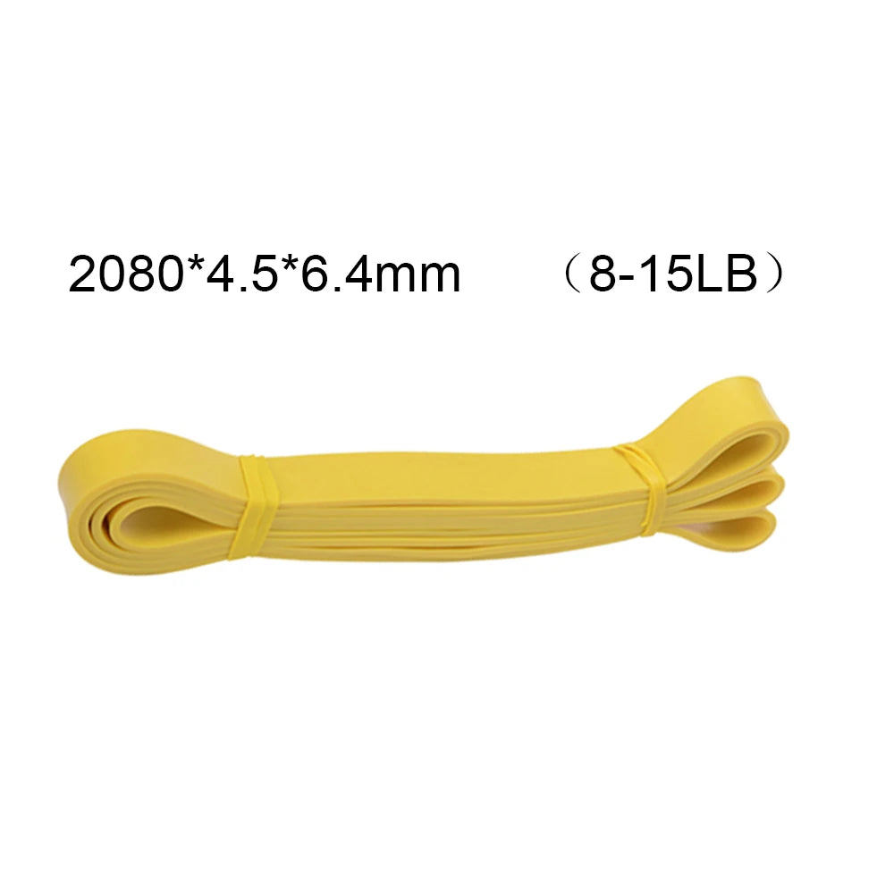 Resistance Bands Gym Home Exercise Elastic Rubber Band for Men Women Yoga Pilates Strength Weight Training Fitness Equipment Oasis Select YELLOW