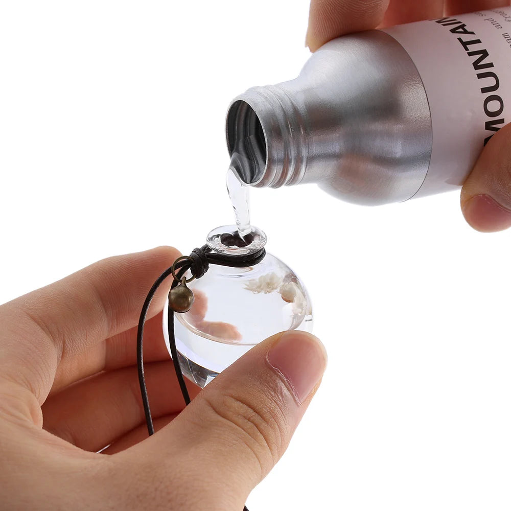 Car Perfume Bottle Perfume Pendant Household Storage Bottle Air Freshener with Flower for Essential Oils Auto Ornament Oasis Select