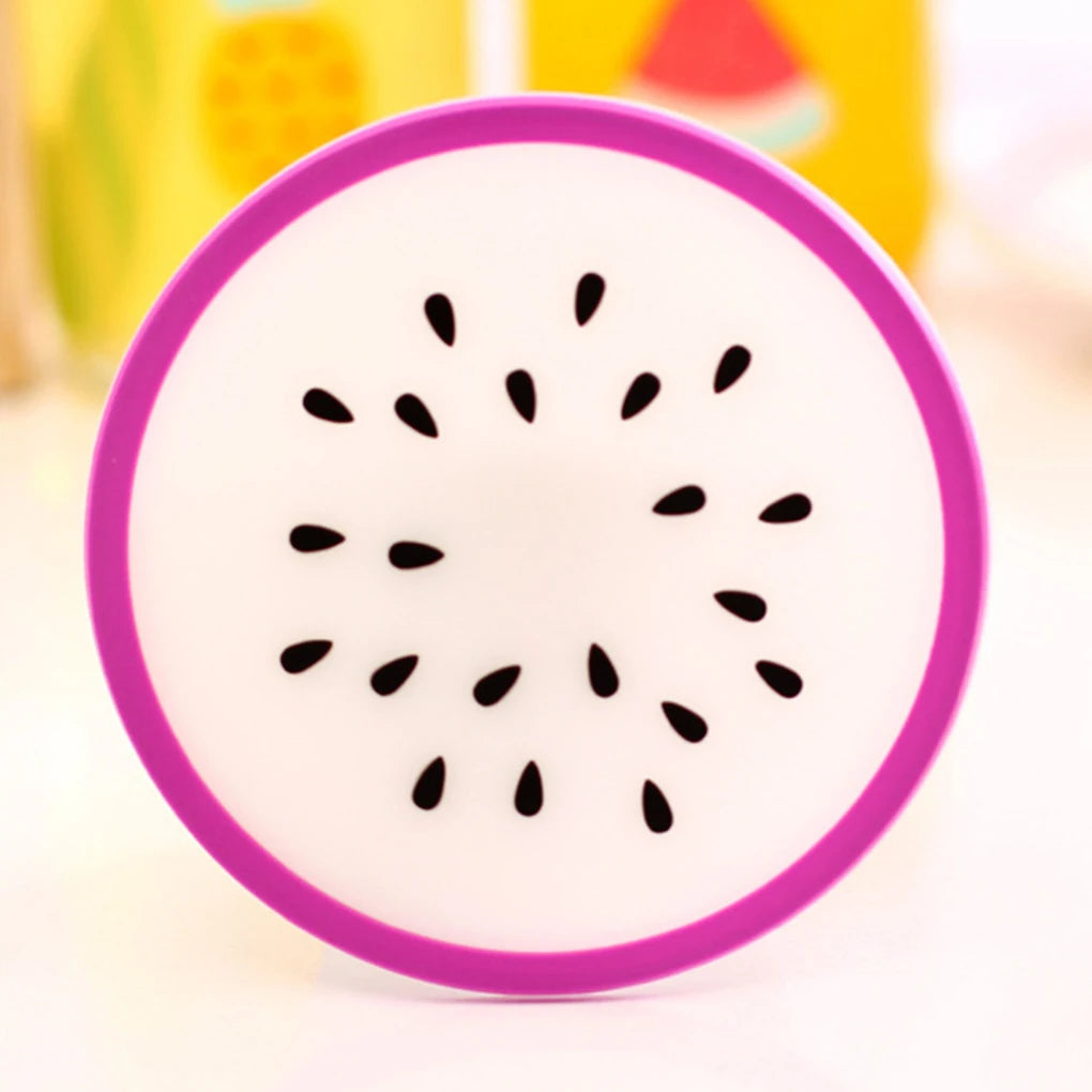 7-Piece Fruit Silicone Coaster Set – Drink & Table Mats Silicone Coaster Set Oasis Select