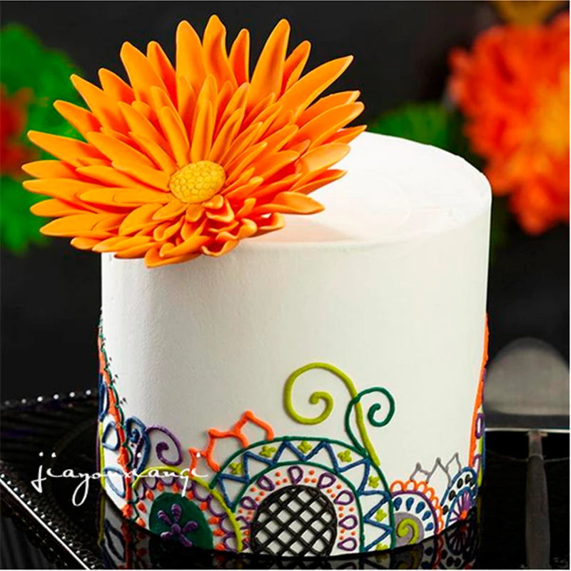 Stainless Steel Cake Scraper & Icing Smoother | Fondant Tool Cake Decorating Tool Oasis Select