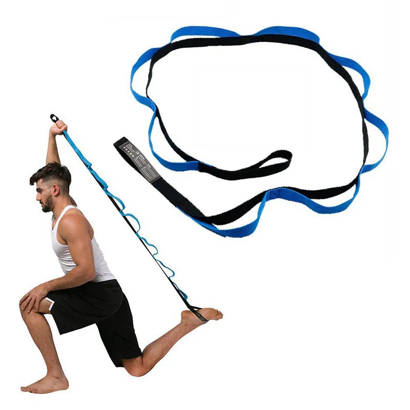 Anti Gravity Yoga Belts Stretch Strap with Loops Pilates Workout Leg Stretching Band Exercise Yoga Rope Air Hammock Accessories Oasis Select