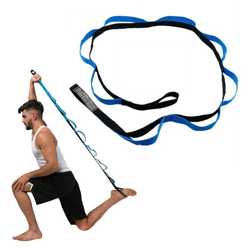 Anti Gravity Yoga Belts Stretch Strap with Loops Pilates Workout Leg Stretching Band Exercise Yoga Rope Air Hammock Accessories Oasis Select