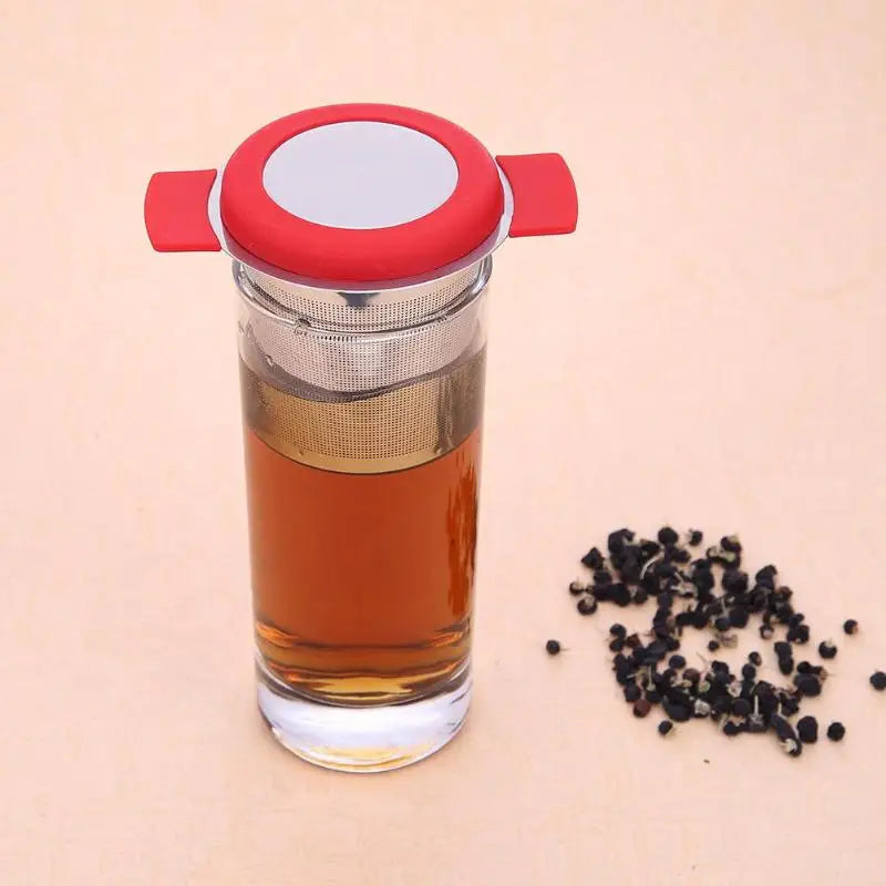 Stainless Steel Tea Infuser Basket – Fine Mesh Strainer & Lid Tea Infuser Basket Oasis Select