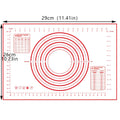 Silicone Baking Mat Set – 3 Sizes, Non-Stick & BPA Free Silicone Baking Mat Oasis Select 29x26cm Red