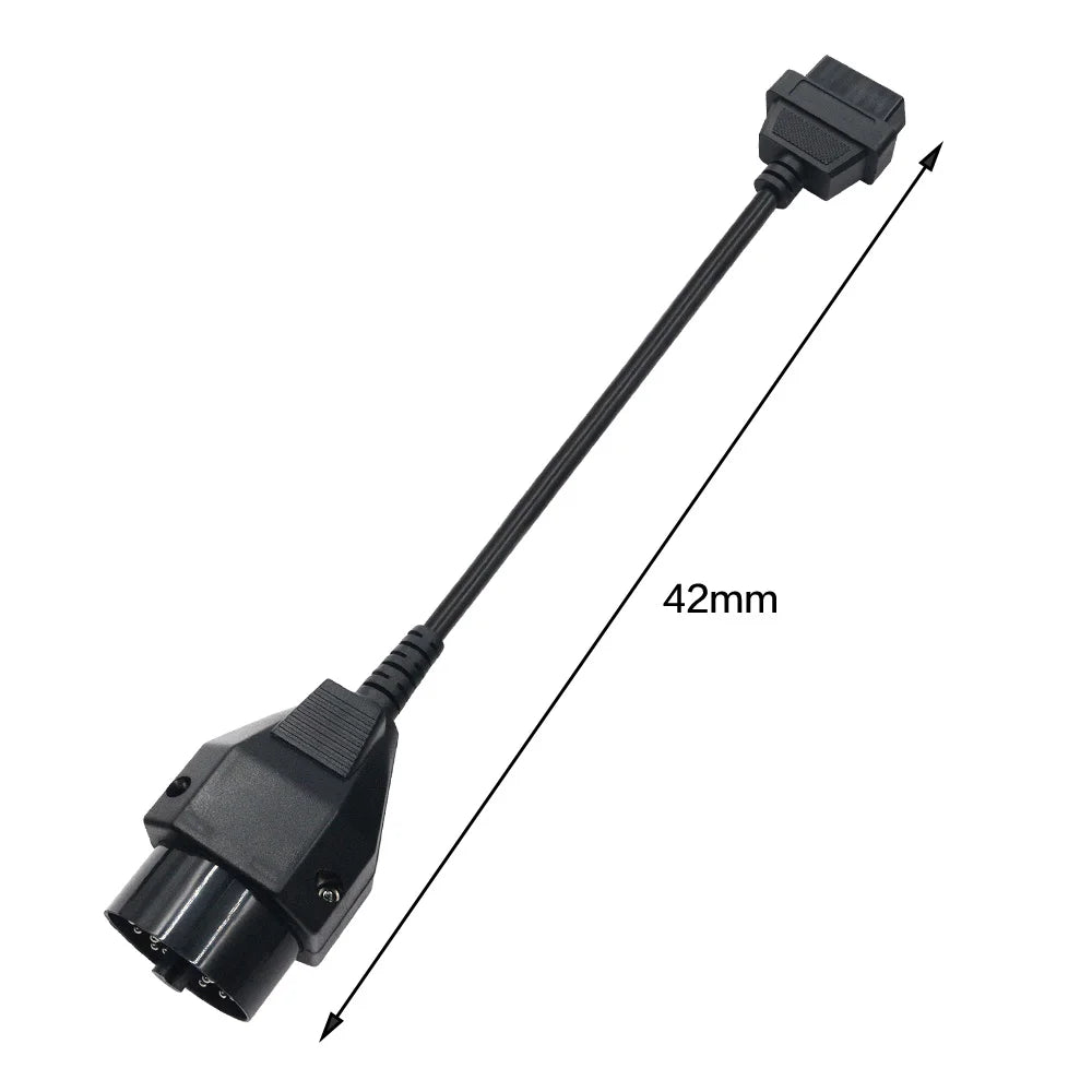 BMW 20-Pin to OBD2 16-Pin Adapter Cable – e36 e39 X5 Z3 Diagnostic Adapter Cable Oasis Select