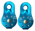 20KN Rope Climbing Single Fixed Pulley Mountaineering Zipline Rappelling for Tree Arborist Caving Rescue Rigging Gear Equipment Oasis Select Lightblue2