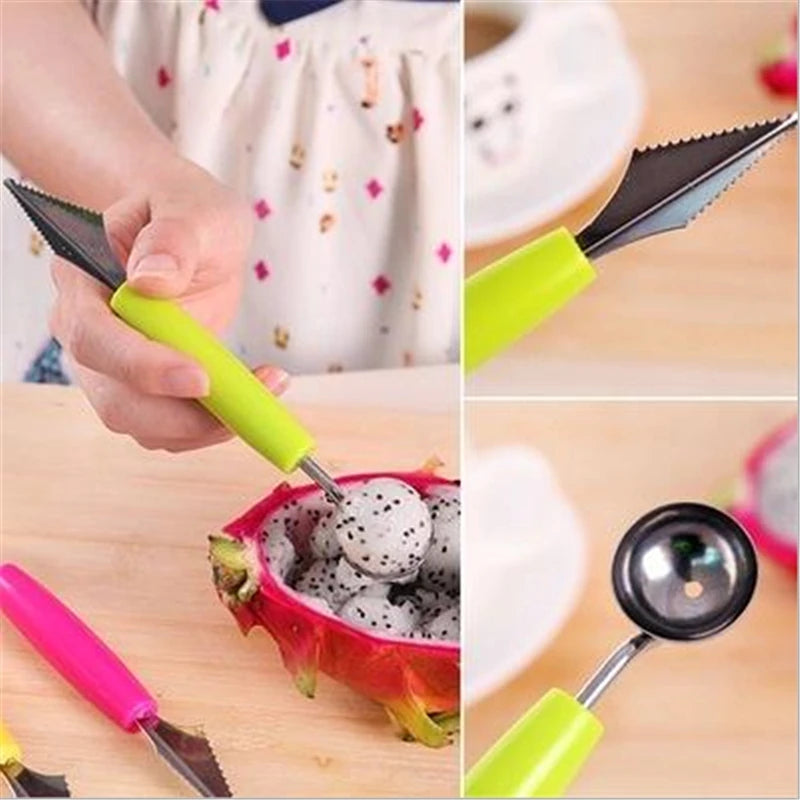 Stainless Steel Melon Baller & Ice Cream Scoop Kitchen Tool Melon Baller Scoop Oasis Select