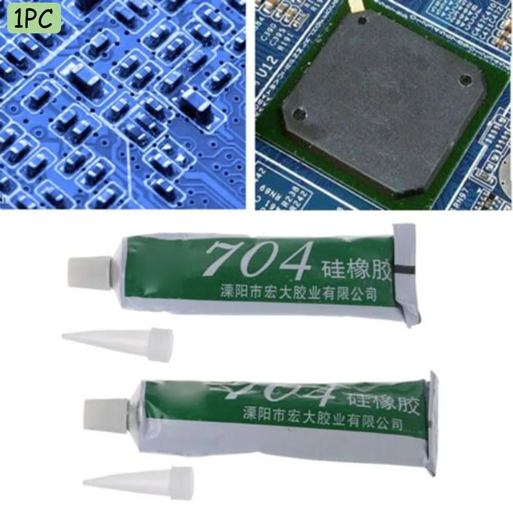 704 Fixed Silicone Rubber Sealing Glue High Temperature Resistant Glue Waterproof Insulating Electronic Sealant Insulated Oasis Select
