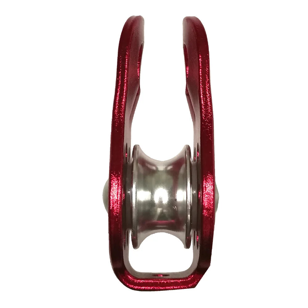 20KN Rope Climbing Single Fixed Pulley Mountaineering Zipline Rappelling for Tree Arborist Caving Rescue Rigging Gear Equipment Oasis Select