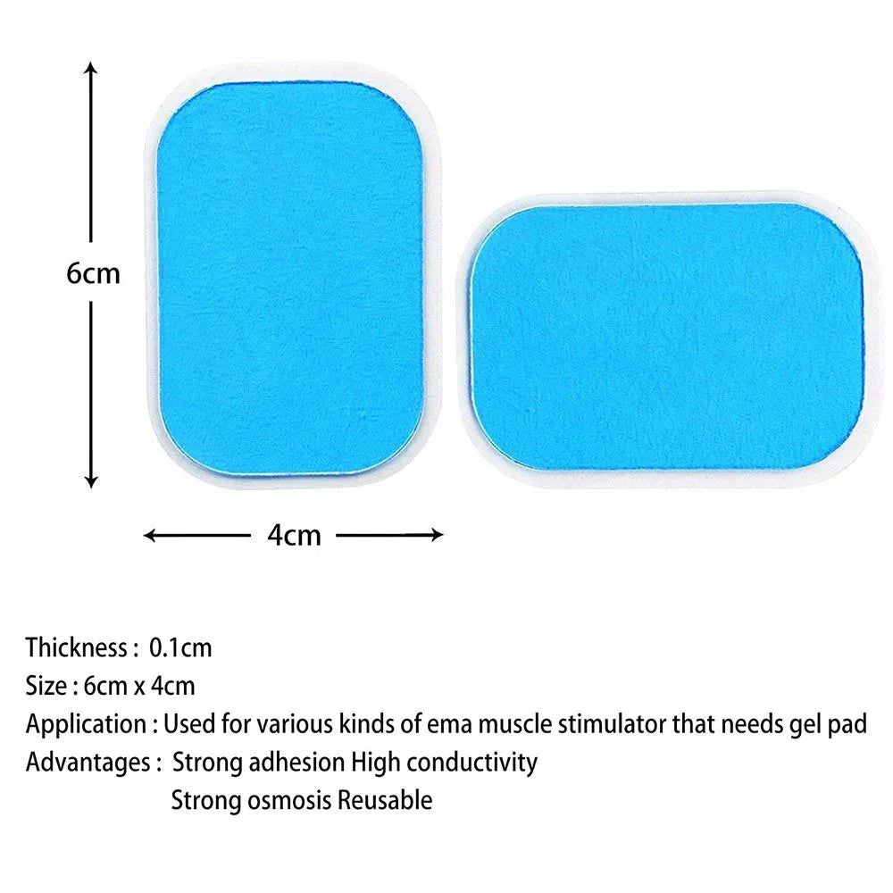 14Pcs Replacement Gel Pads Sheet Abdominal Belt Toning Muscle Toner ABS Stimulator Hydrogel Pads Sticker AB Trainer Accessories Oasis Select