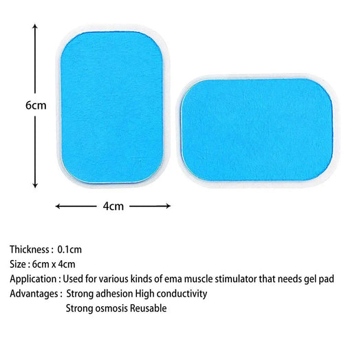 14Pcs Replacement Gel Pads Sheet Abdominal Belt Toning Muscle Toner ABS Stimulator Hydrogel Pads Sticker AB Trainer Accessories Oasis Select
