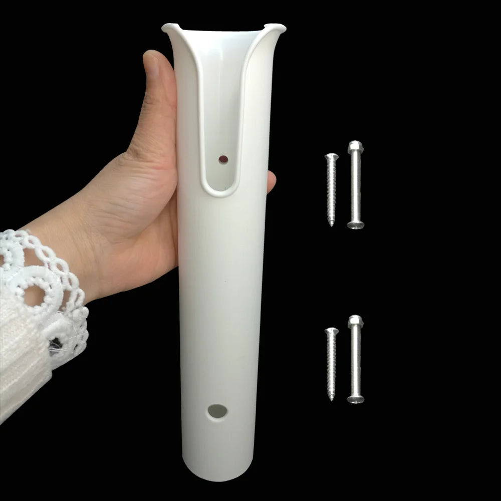 Tube Fishing Rod Holder Kayak Canoe Yacht Mounted Tube Socket Pole Bracket Stand Marine Fishing Box Kit Oasis Select
