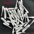 100Pcs Black White Darts Soft Tips Replacement Professional Plastic Tips Thread Darts Game Needles Oasis Select WHITE