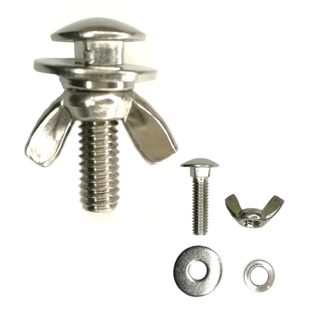 Stainless Steel Tech Diving Butterfly Screw Bolts Wing Nuts Tech Diving Backplate Screws Oasis Select
