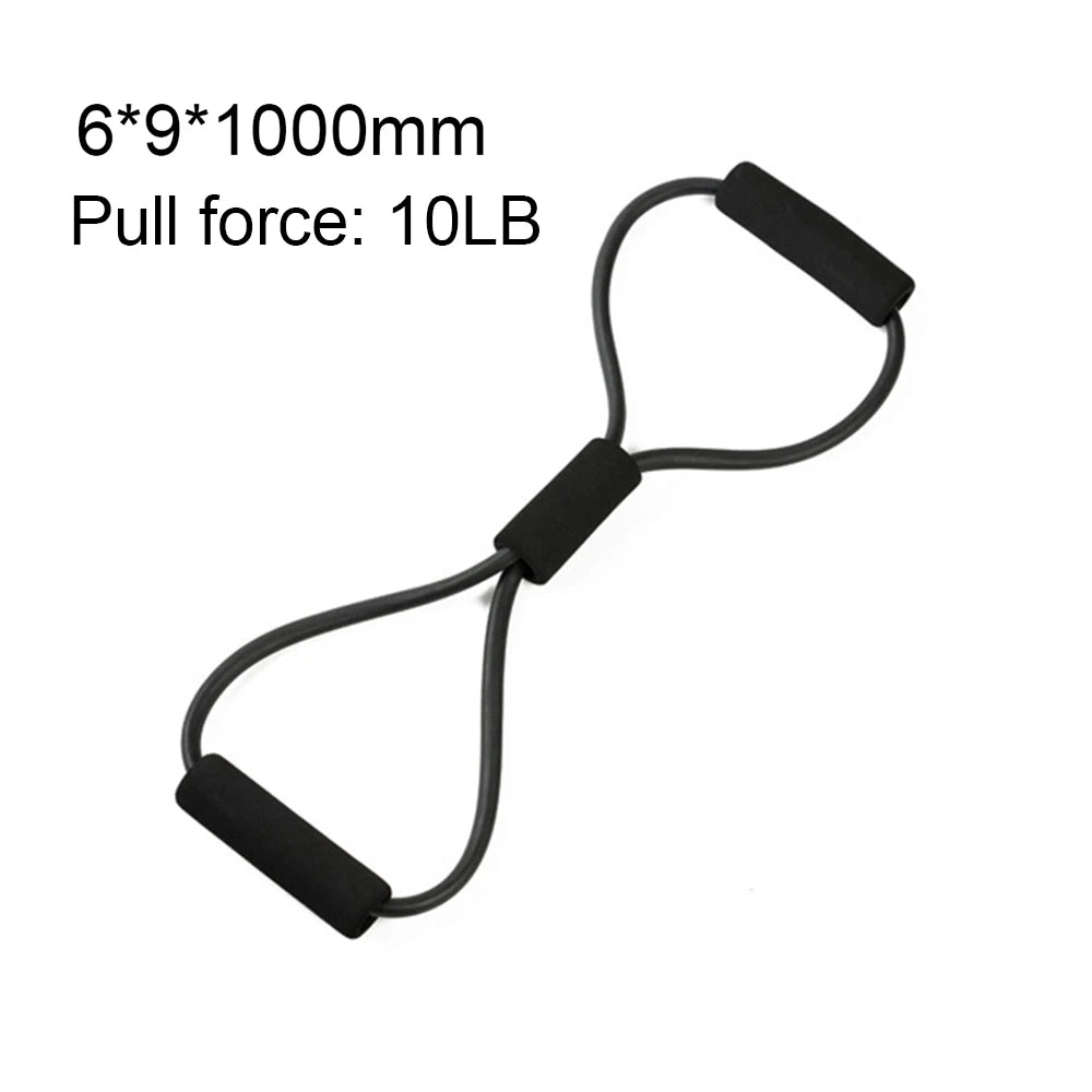 Yoga Resistance Bands Elastic Band Sports Exercise Puller 8-shaped Chest Expander for Body Building Home Gym Fitness Equipment Oasis Select