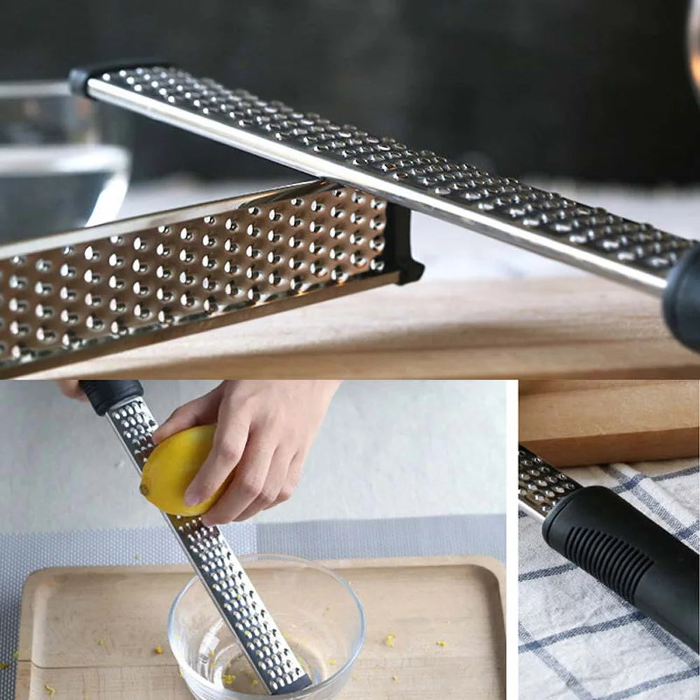 12-Inch Stainless Steel Cheese Grater & Lemon Zester Tool Grater & Zester Oasis Select