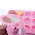12 Silicone Cake Mold Big Cake Flower 3D Chocolate Shape Pastry Baking Soap Tools Bread Cake for Pizza Pan Diy Birthday Wedding Oasis Select Default Title