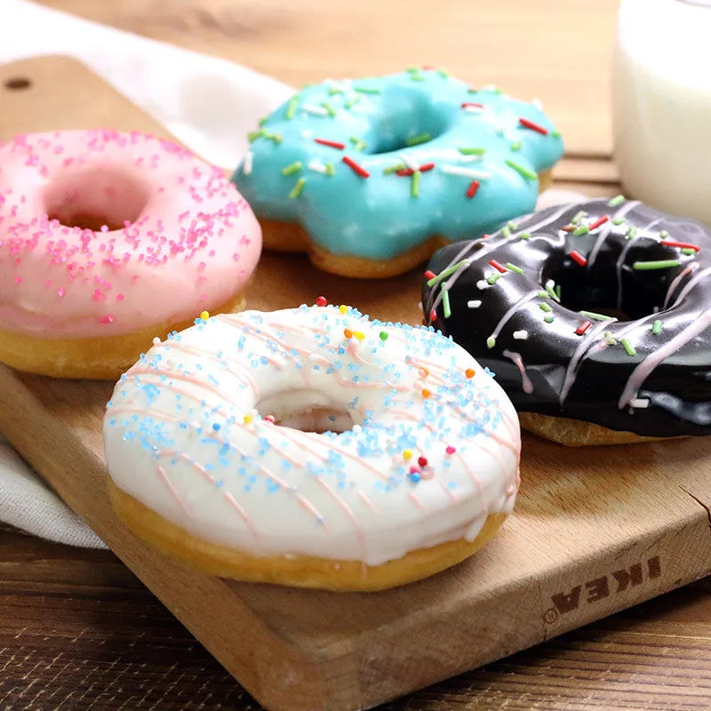 4 Type Plastic Doughnut Cake Maker Mold Home Party Desserts Cutter Fondant Cutting DIY Donut Mould Pastry Dough Process Tools Oasis Select