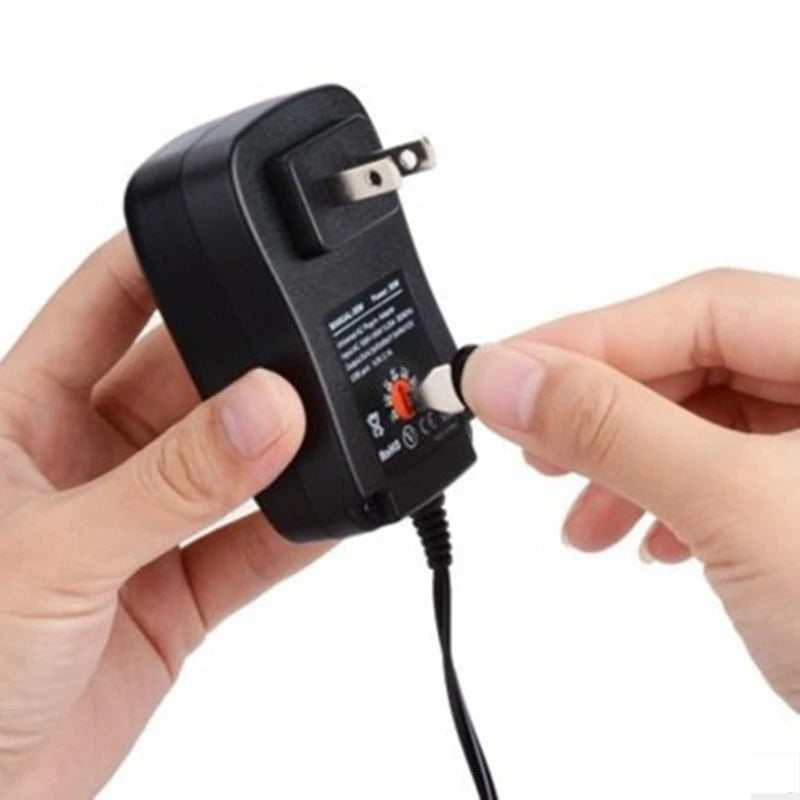 3V 4.5V 5V 6V 7.5V 9V 12V 2A/2.5A AC/DC Adapter US/EU/UK/AU Adjustable Power Adapters USB Universal Charger Switch Power Supply Oasis Select
