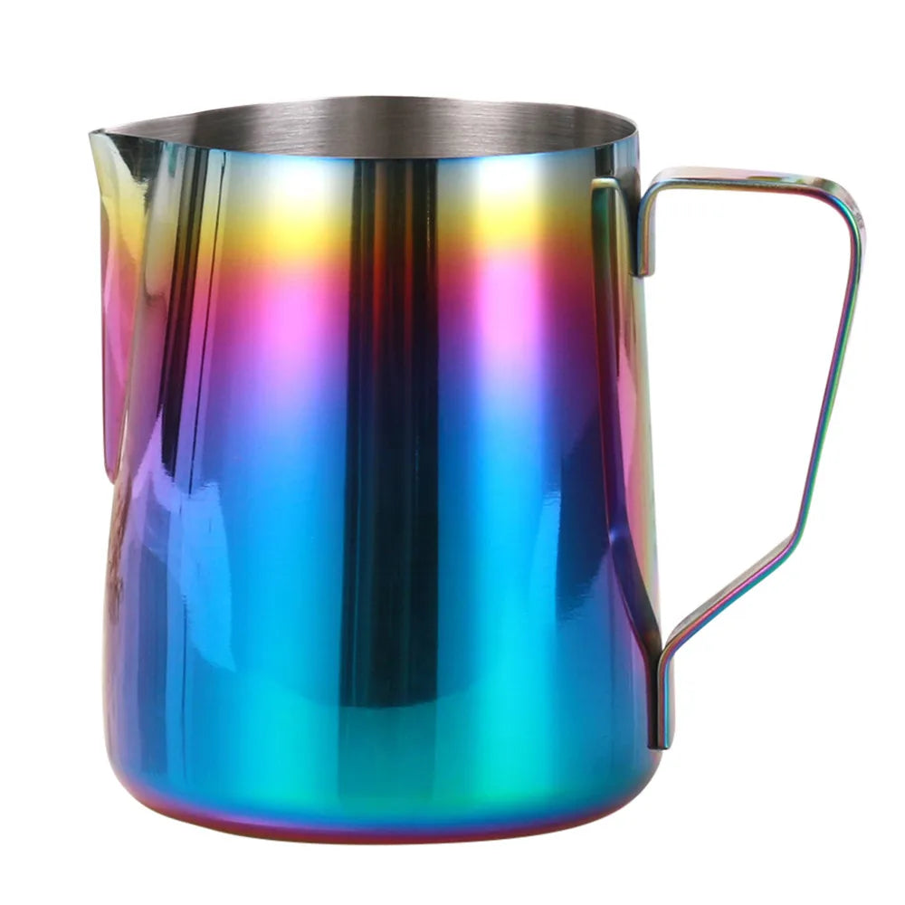 Colorful Stainless Steel Milk Frothing Pitcher – Latte Art Jug Milk Frothing Pitcher Oasis Select