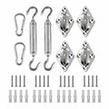 Sun Shelter Shade Sail Hardware Kit Awning Canopy Accessories 316 Stainless Steel Carabiner Clip Hook Screws Tent Tarp Accessory Oasis Select 1 Set