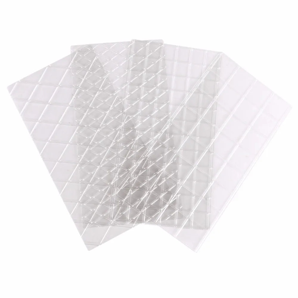 4pc Sugarcraft Transparent Texture Mat Set – Cake Border Molds Cake Decorating Molds Oasis Select