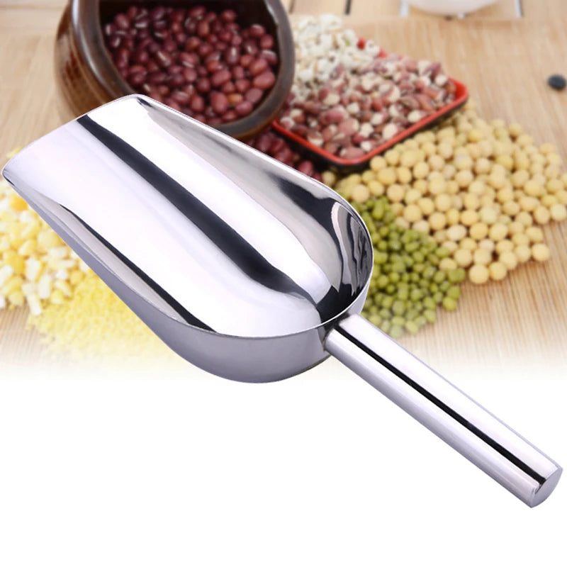 Stainless Steel Ice Scoop – Bar, Candy, Flour & Buffet Kitchen Scoop Utensil Oasis Select