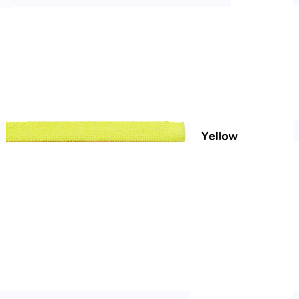 Thin Sport Headbands for Women and Men Non-slip Yoga Hair Band Elastic Sweatbands for Football,Basketball,Soccer,Tennis and Golf Oasis Select YELLOW