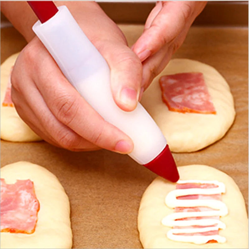 Silicone Food Writing Pen Chocolate Decorating Tools Cake Mold Cream Cup Cookie Icing Piping Pastry Nozzles Kitchen Accessories Oasis Select Default Title