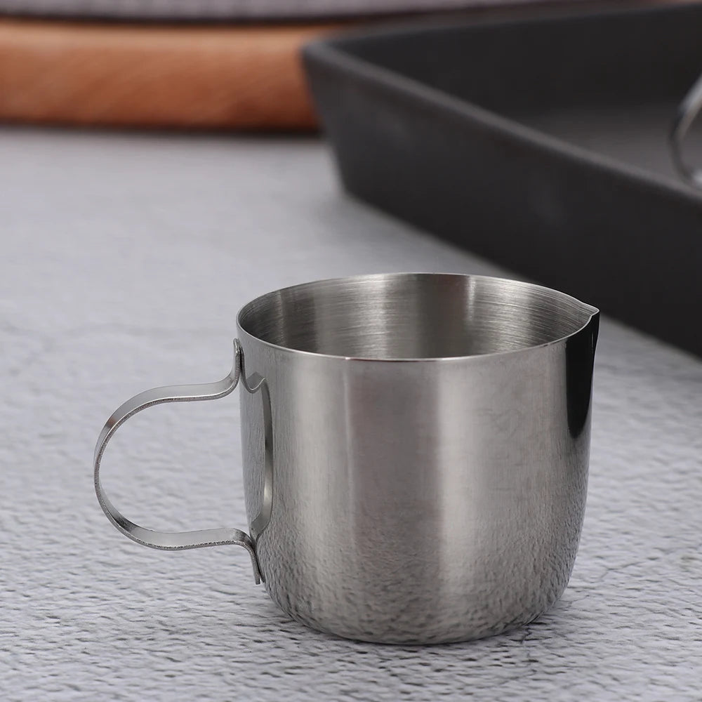 5size Durable Stainless Steel Coffee Cream Pitcher Cup Milk Frothing Jug Latte Art Spout Pitcher Home & Kitchen Tool Oasis Select