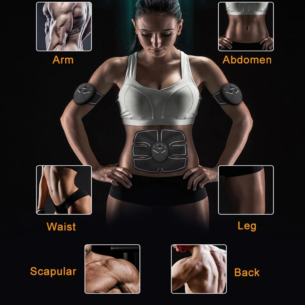 Abdominal Muscle Stimulator Toner ABS Workout Home Gym Office Fitness Equipment Training Men Women Electrostimulation Musculaire Oasis Select