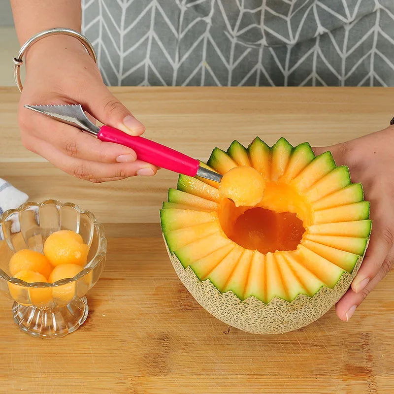 Stainless Steel Melon Baller & Ice Cream Scoop Kitchen Tool Melon Baller Scoop Oasis Select