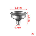 1/3PCS Mini Kitchen Liquid Dump Tool Stainless Steel Funnel Bar Wine Funnel Small Mouth Fill Hip Flask Oasis Select 3
