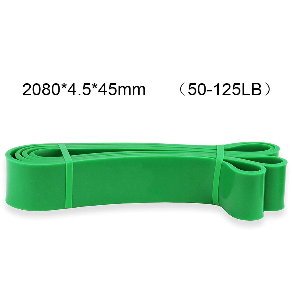 Resistance Bands Gym Home Exercise Elastic Rubber Band for Men Women Yoga Pilates Strength Weight Training Fitness Equipment Oasis Select green