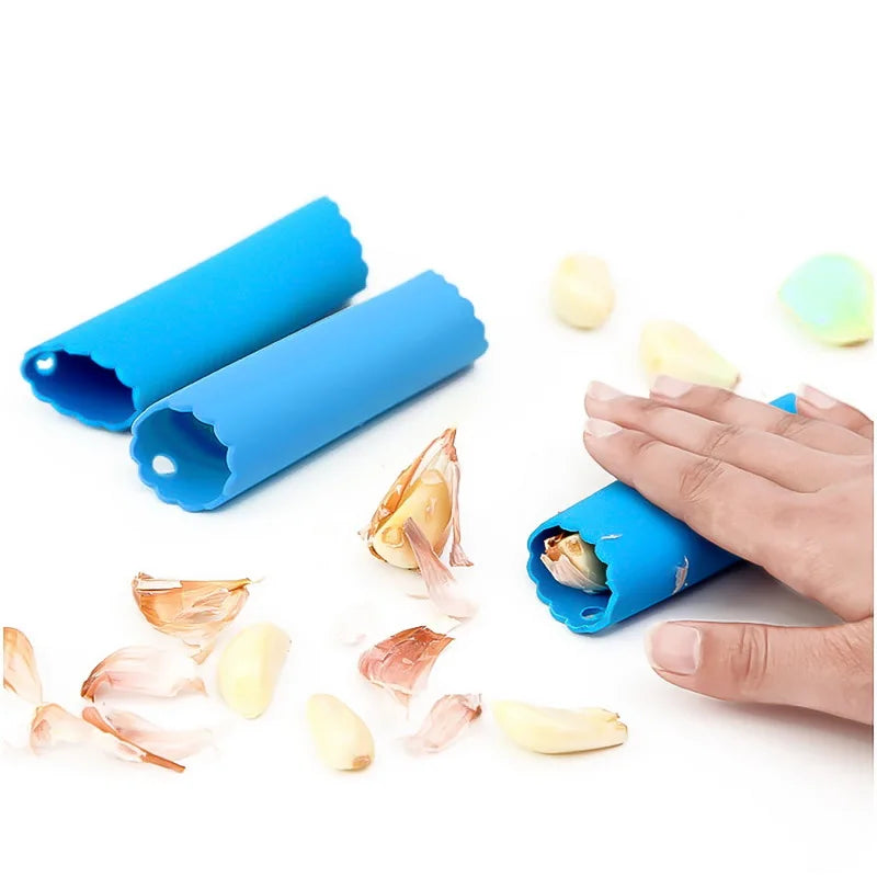1pc Magic Silicone Garlic Peeler Vegetable Peel Easy Peeler Garlic Stripper Tube Peeling Kitchen Tool Drop Shipping Oasis Select RandomColor